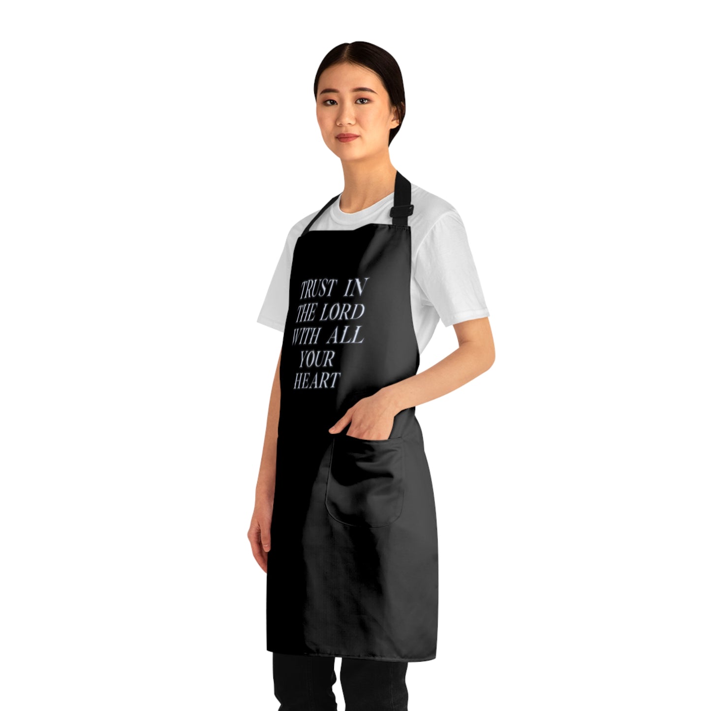 Trust In The Lord With All Work Heart Apron